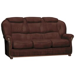 Kirwin 3 Seater Faux Leather Sofa