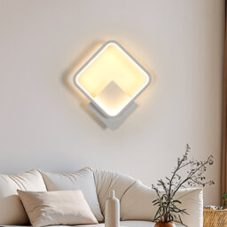 Square 30cm LED Aluminium Wall Light