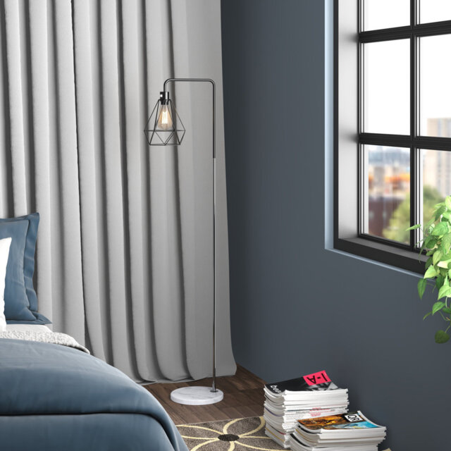 Abraham 153cm Arched Floor Lamp