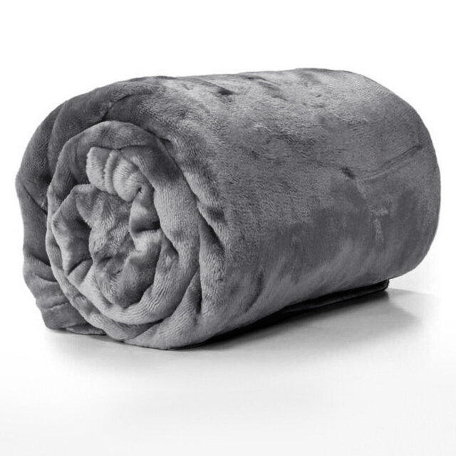Carsonhill Reversible Mink Faux Fur Plush Fleece Throw/ Blanket