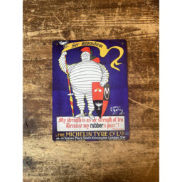 Michelin Types Knight Metal Advertising Wall DÃ©cor