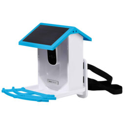 Eazy bird feeder with solar panel and wifi camera