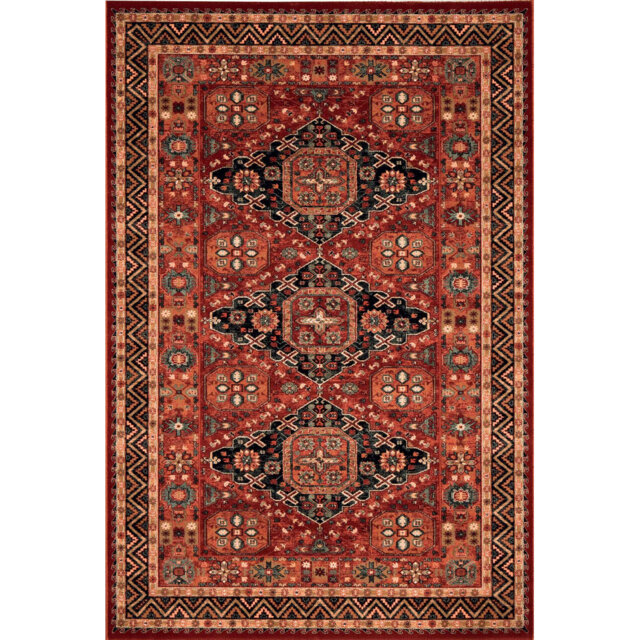 Abbeville Wool Red Rug