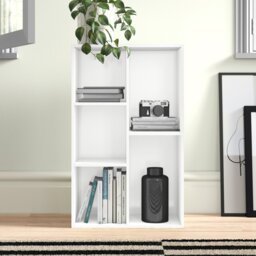 Kaidence 5-Cube Reversible Open Shelf Bookcase
