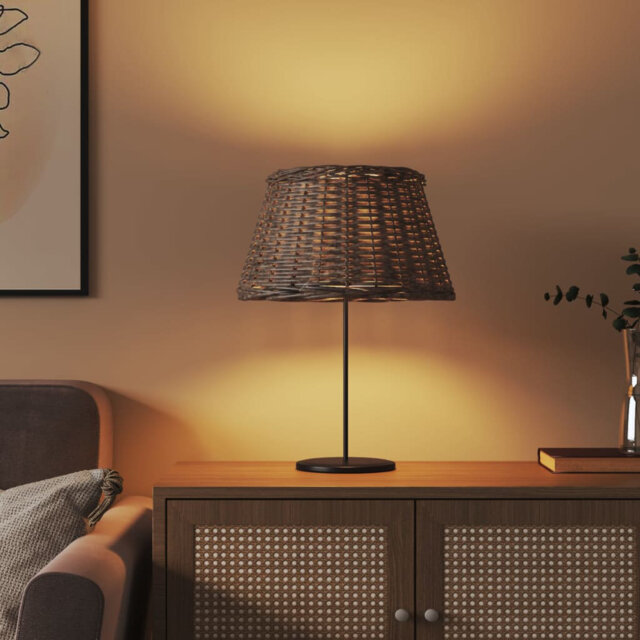 Lamp Shade Table Wicker Lamp Shade Bedroom Bedside Light Shade Wicker