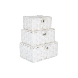 Highland Dunes Wicker 3 Piece Paper Rope Storage Basket Set