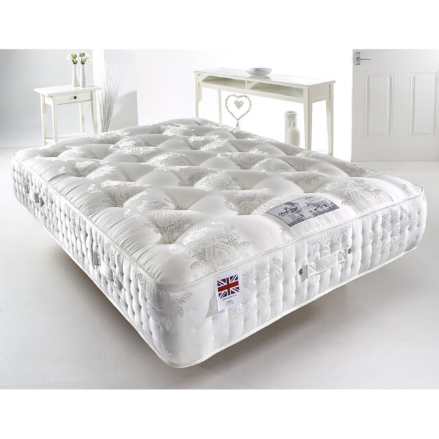 Cashmera 2000 Natural Wool and Silk Pocket Sprung Mattress 30cm Depth