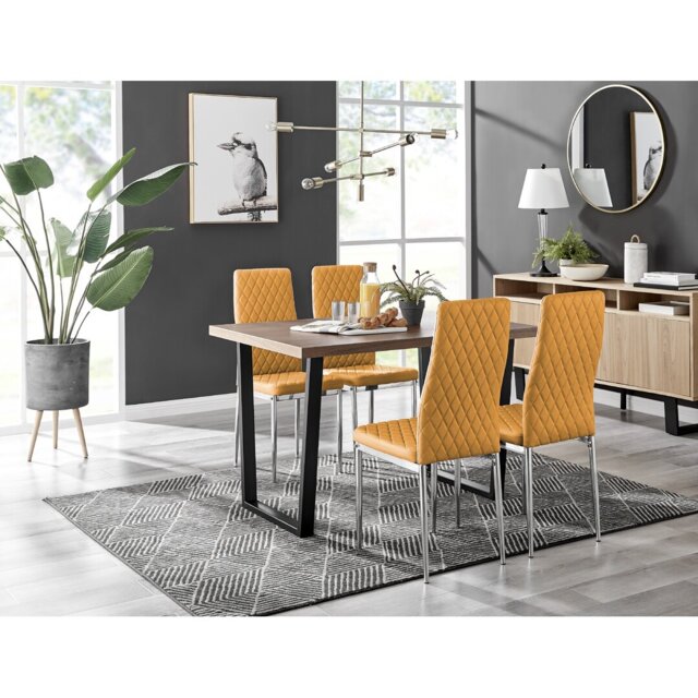 Eubanks 4 - Person Dining Set