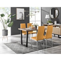 Eubanks 4 - Person Dining Set