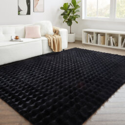 Bubble Design Luxury Area Rugs Soft Decorative Plush Rug for Living Room Bedroom