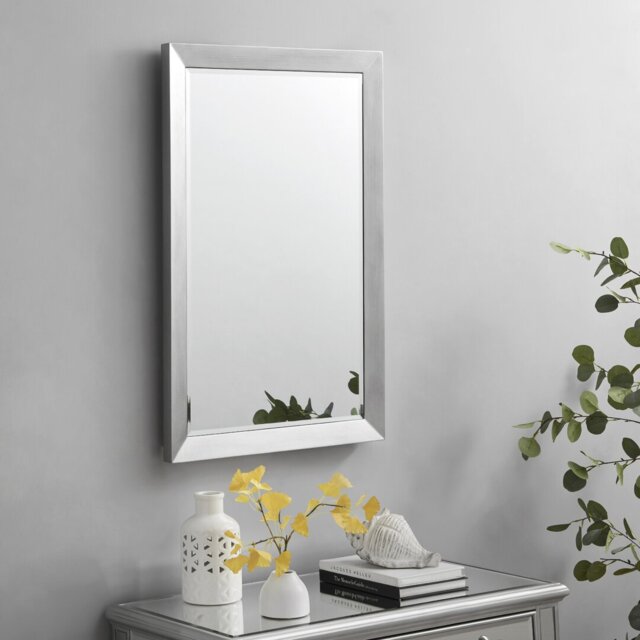 Dearman Wood Flat Wall Mirror