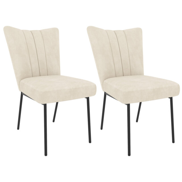 Modern Dining Chairs, Velvet Fabric, Sturdy Metal Legs, Dining Room For Tables, Restaurants, Kitchen