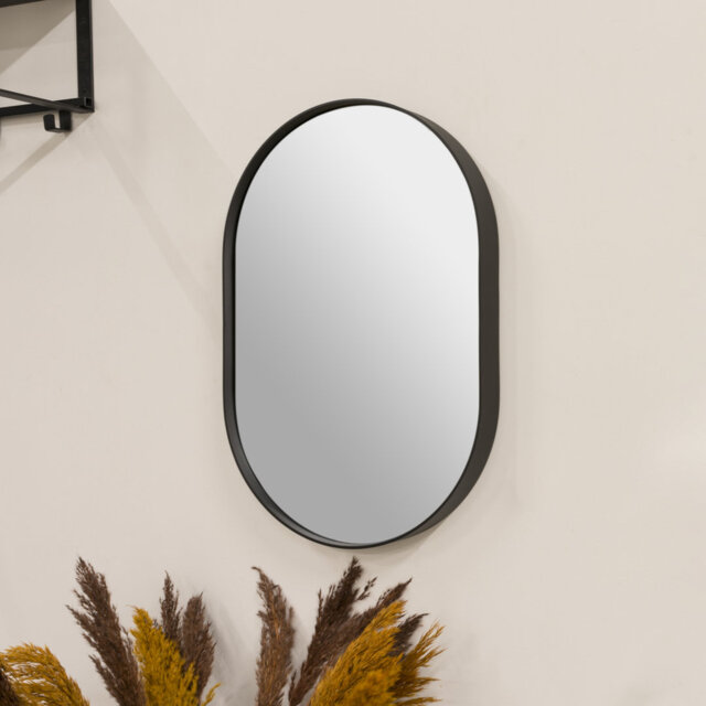 Donna Metal Flat Wall Mirror