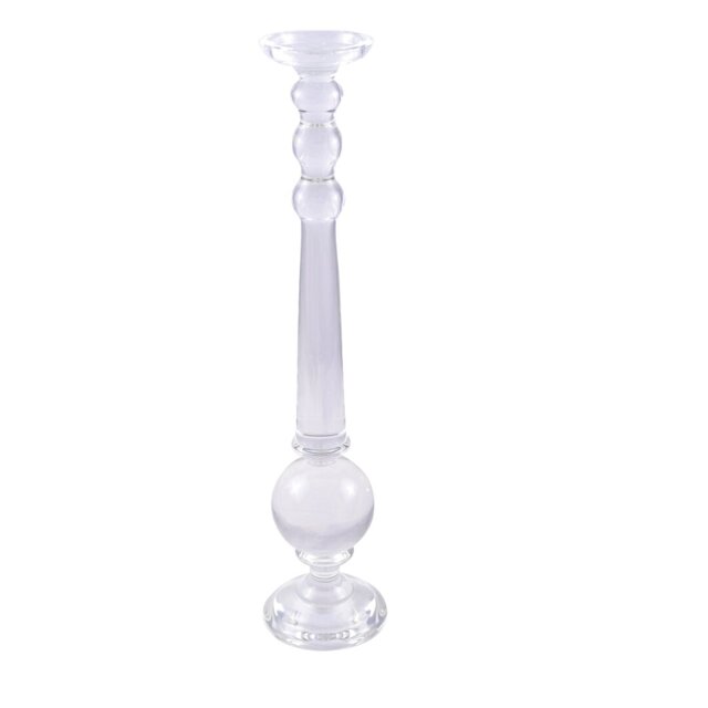 Glass Tabletop Candlestick