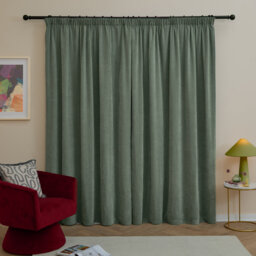 Soft Chenille Blackout Curtain Panel Pair