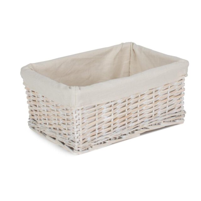 Shinde Wicker Lined Storage Basket