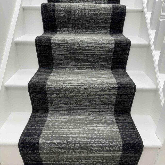 Morning Mist Dark Grey Stair Runner â Soft & Durable Carpet Runner for Stairs & Staircases, Multiple Lengths