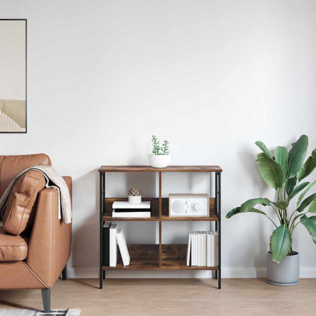 82cm W Steel Etagere Bookcase
