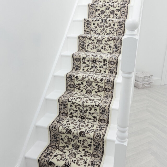 Persian Pearl Stair Runner – Soft & Durable Carpet Runner for Stairs & Staircases, Multiple Lengths