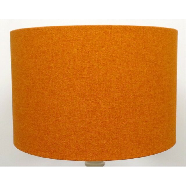 25cm H Cotton Drum Lamp Shade ( Screw On )