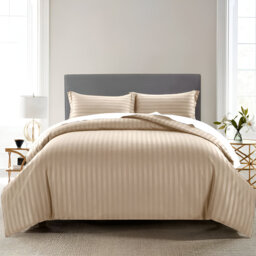 Thirlby Microfibre 250 TC Reversible Modern & Contemporary Duvet Cover Set with Pillow Cases