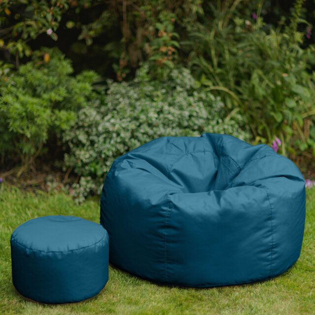 icon Classic Indoor Outdoor Bean Bag Chair & Pouffe
