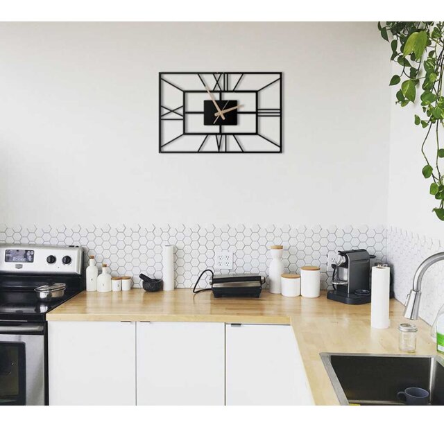 Ea Metal Wall Clock