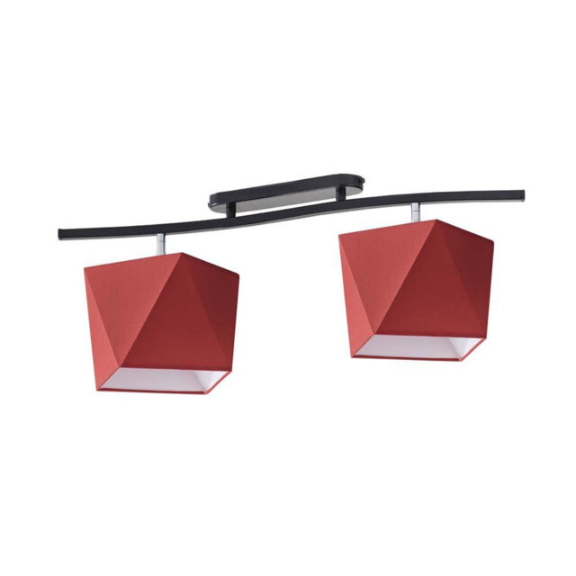 Muro Fabric Semi Flush Mount