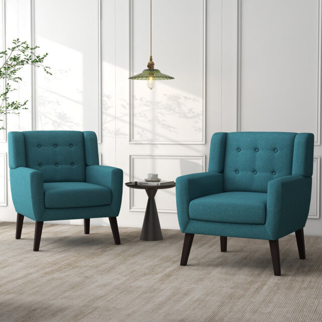Jaqueze 73.4 Cm Wide Cotton Armchair