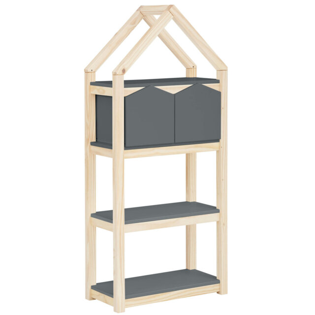 Fauina 139cm H x 59.5cm W Solid Wood Standard Bookcase