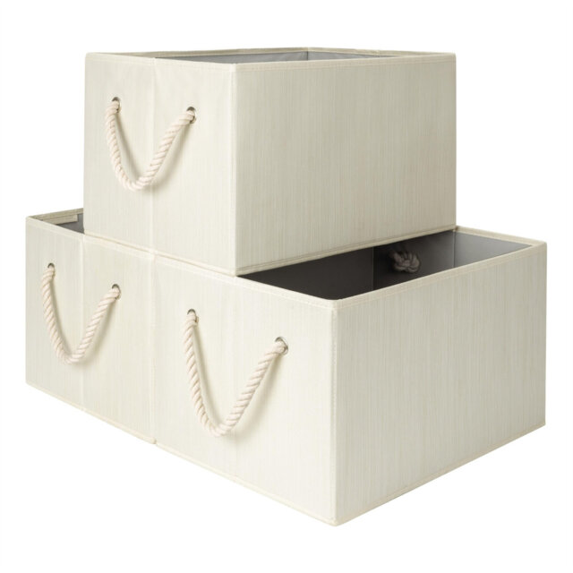Breakwater Bay Fabric Decorative Bin