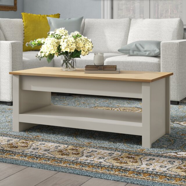 Caddis Lift Top Sled Coffee Table with Storage
