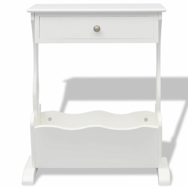 Ayleen Wood Free Standing Magazine Rack