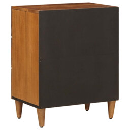 50 cm W Solid Wood Bedside Table