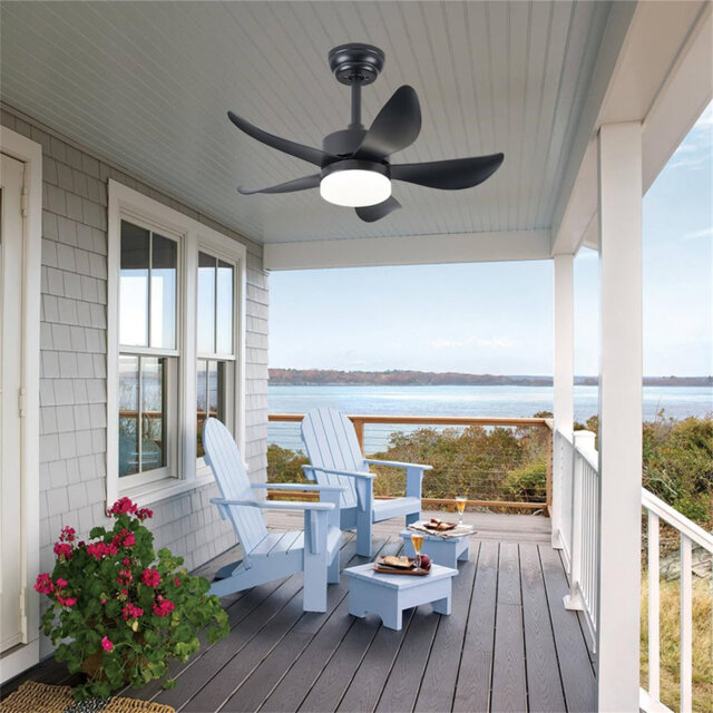 Ceiling Fans With Lights And Remote, Smart LED Ceiling Fan,Reversible,Noiseless