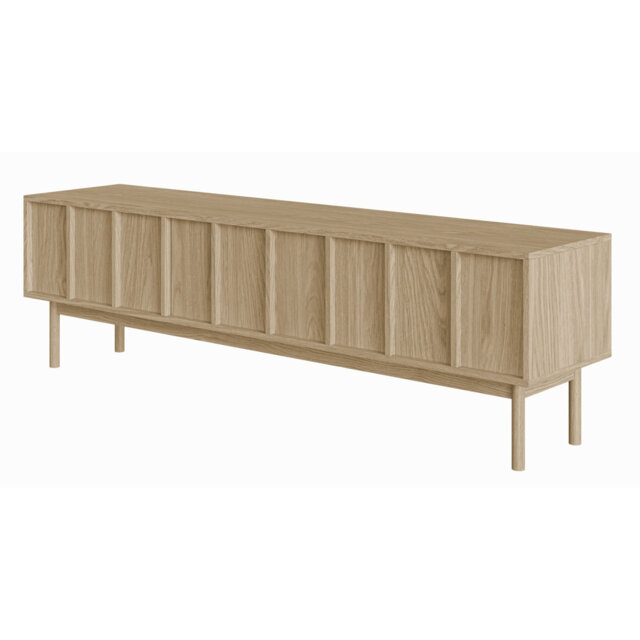 Neksto TV Cabinet with Three Drawers Oiled Oak