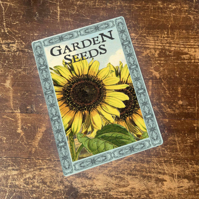 Garden Seeds Sunflowers Metal Wall DÃ©cor
