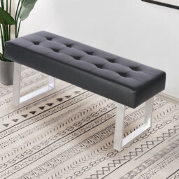 Dabrielle Faux Leather Upholstered Bench