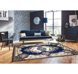 Albia Persian Blue/Beige Area Rug