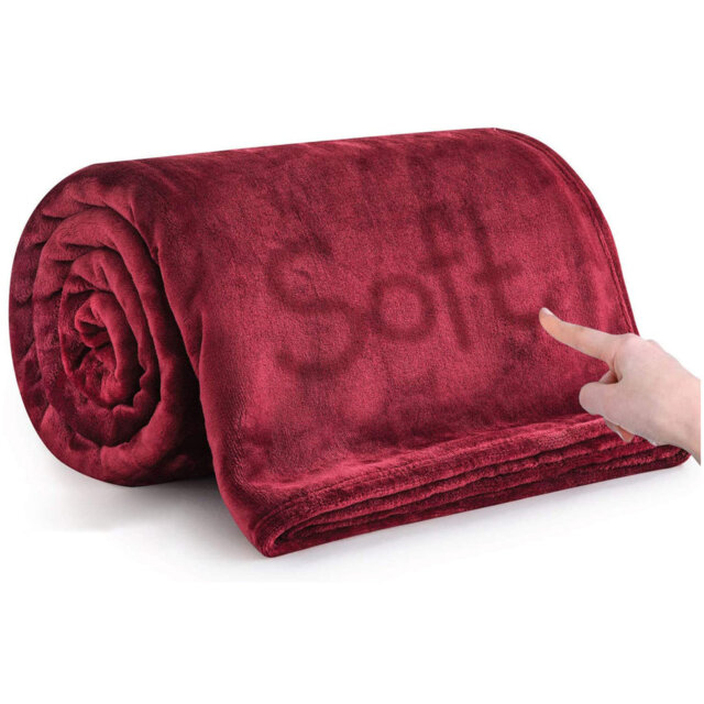 Zygi Reversible Mink Faux Plush Fur Fleece Throw/ Blanket