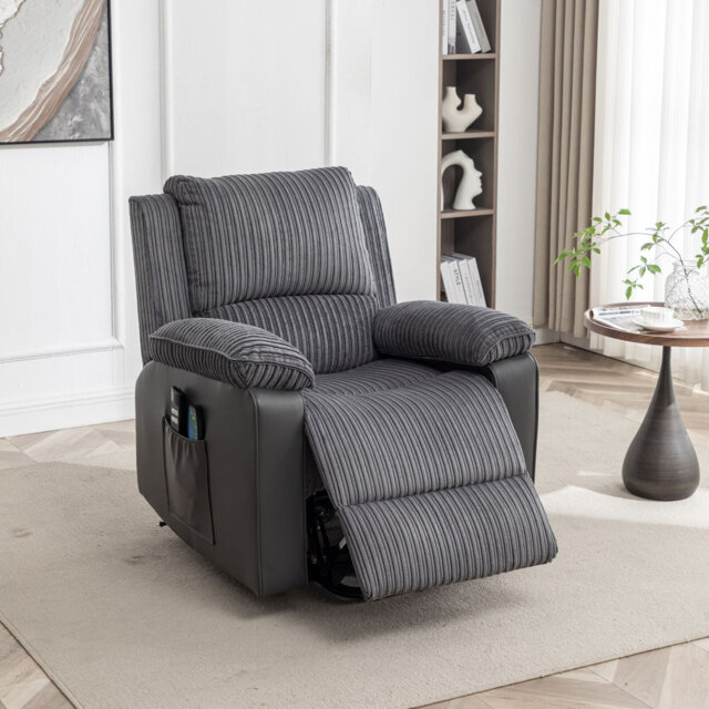 Amenah 93cm Wide Lift Assist Ergonomic Recliner Recliner
