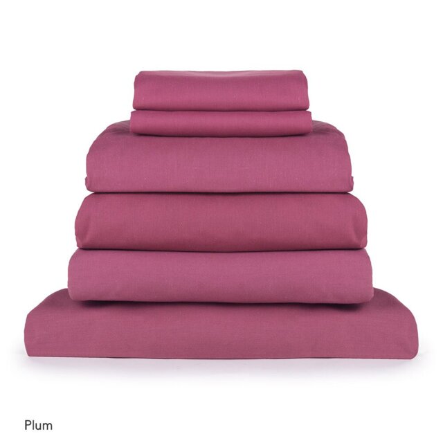 Cotton Blend, Polyester No Pattern Duvet Cover Set with Pillowcases
