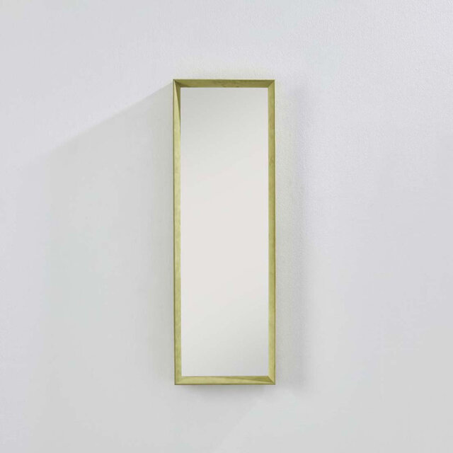 Nakira Solid Wood Rectangle Wall Mirror