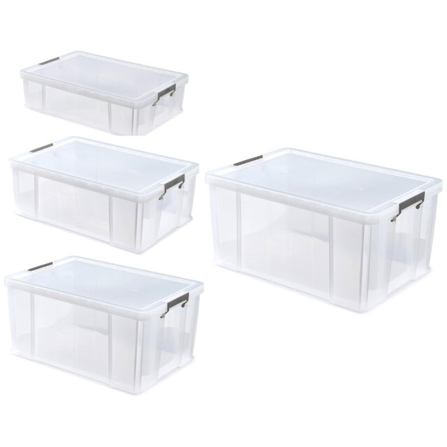 Whitefurze Polyethylene Plastic Underbed Storage
