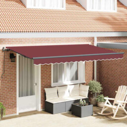 VidaXL 350cm W x 200cm D Fabric Cover Retractable Door / Window Awning
