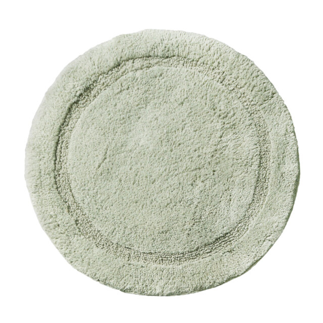 Polygala Cotton Round Bath Mat