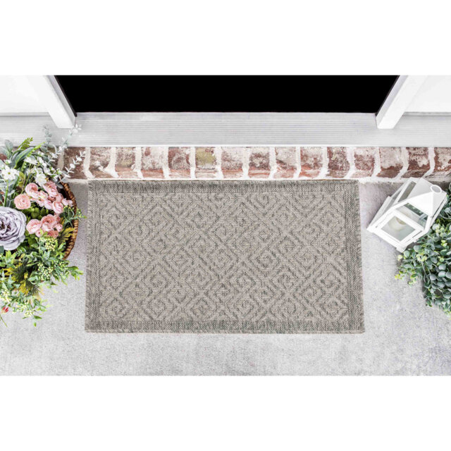 Weidner Geometric Indoor / Outdoor Area Rug