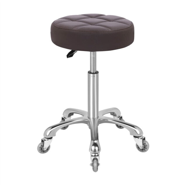 Neske Adjustable Height Ergonomic Industrial Stool with Wheels