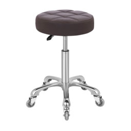 Neske Adjustable Height Ergonomic Industrial Stool with Wheels