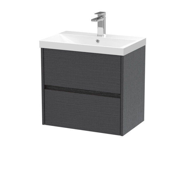 Havana 600mm Wall Mounted Single Bathroom Vanity with Vitreous China Vanity Top